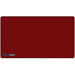 RED PLAIN PLAYMAT WITH LOGO