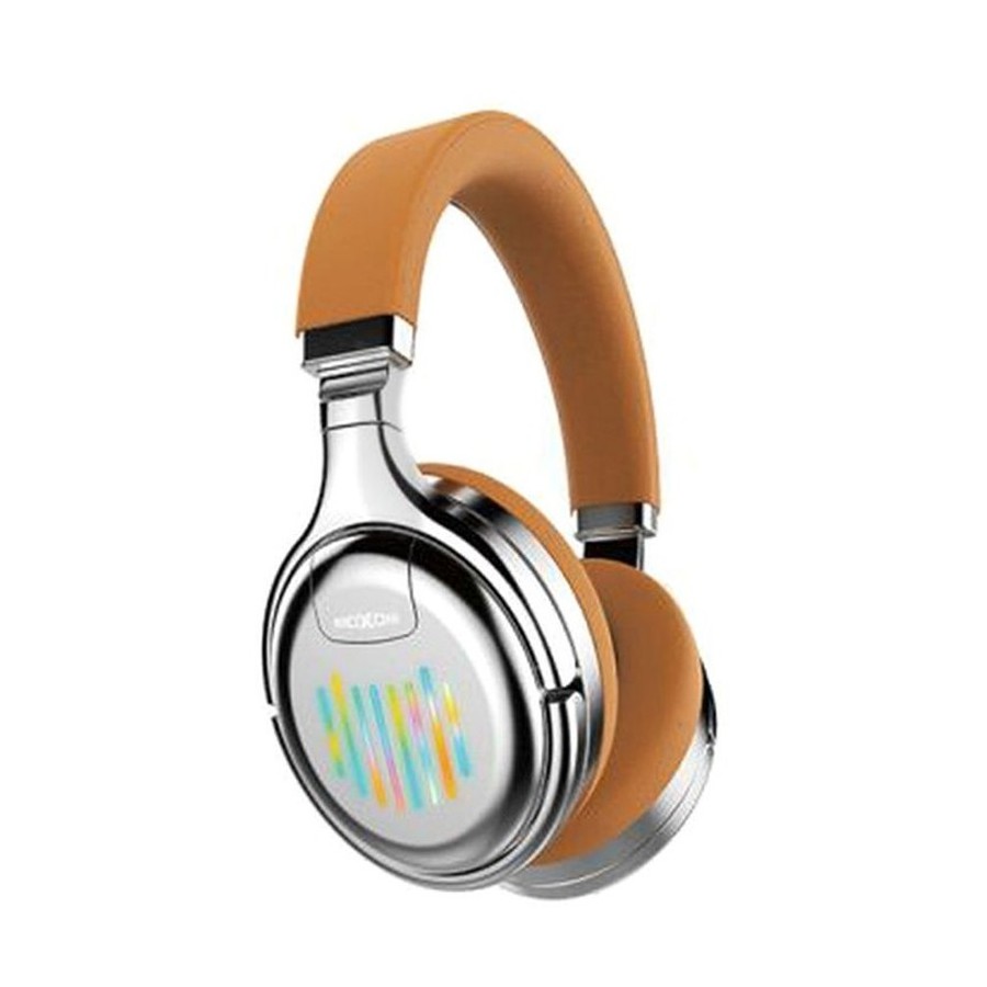 Ασύρματα Ακουστικά Headset Bluetooth Moxom Neon Beat MX-WL14 FM MODE Χρώμα Brown