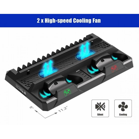 Βάση Στήριξης και Φόρτισης και Ψύξεις για Κονσόλα και Χειριστήρια για όλα τα μοντέλα του PS4 - DOBE TP4-18119