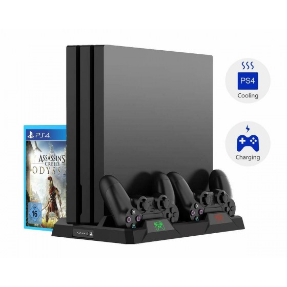 Βάση Στήριξης και Φόρτισης και Ψύξεις για Κονσόλα και Χειριστήρια για όλα τα μοντέλα του PS4 - DOBE TP4-18119