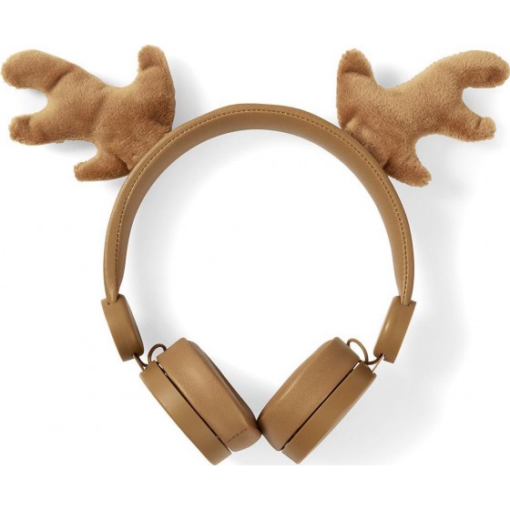 Nedis On-ear ενσύρματα ακουστικά Animaticks Rudy Reindeer 1.2m HPWD4000BN