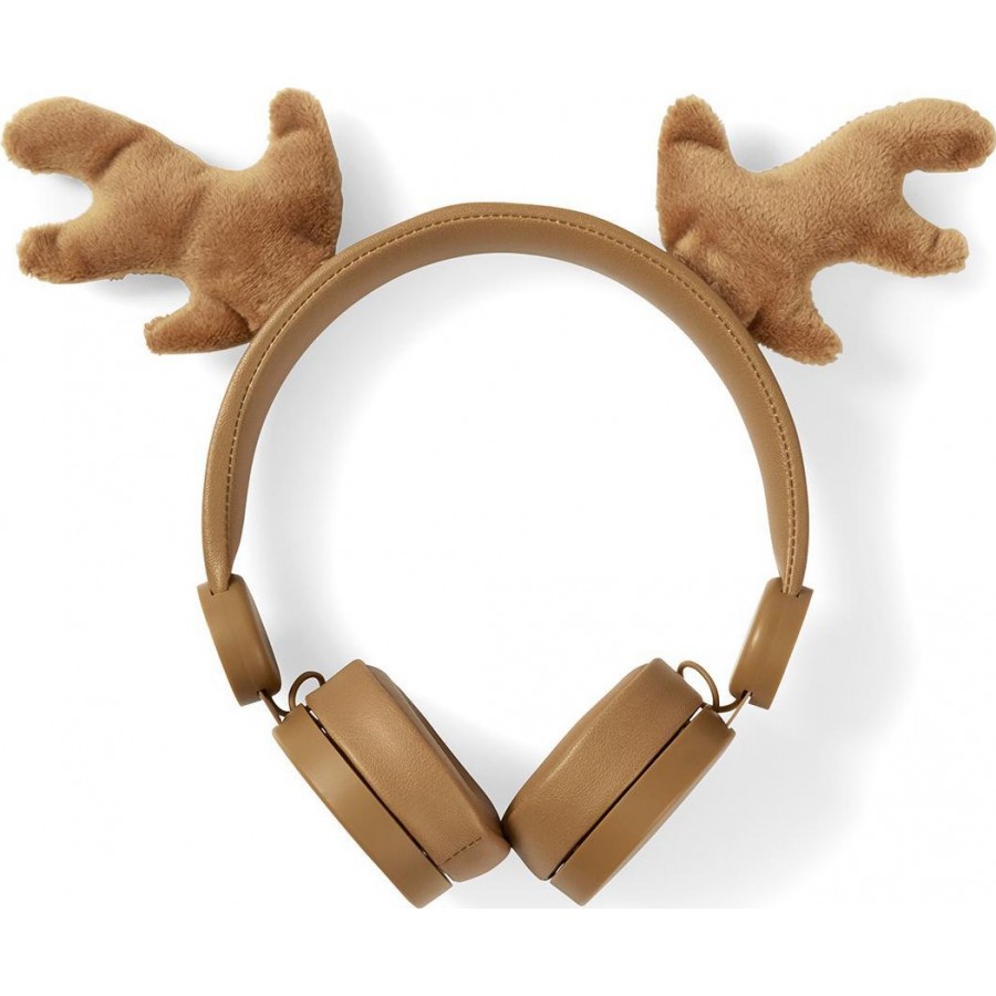 Nedis On-ear ενσύρματα ακουστικά Animaticks Rudy Reindeer 1.2m HPWD4000BN