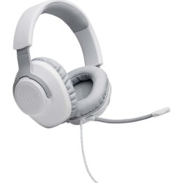 JBL Quantum 100 (White), Over-Ear Wired Gaming Headset(PC/PS4/XBOX/SWITCH/MAC/VR)