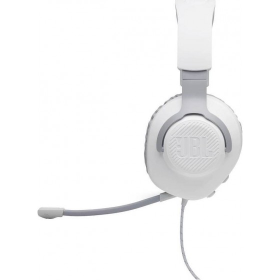 JBL Quantum 100 (White), Over-Ear Wired Gaming Headset(PC/PS4/XBOX/SWITCH/MAC/VR)