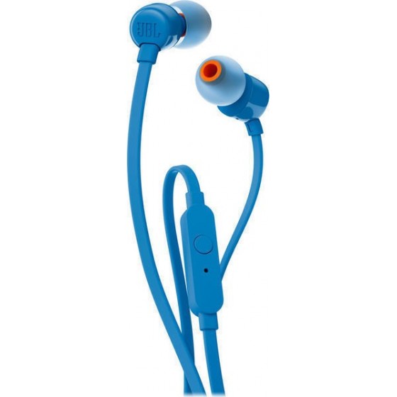 JBL T110 Ενσύρματα Ακουστικά In-Ear Με Πλήκτρο Ελέγχου Και Μικρόφωνο Για Handsfree Κλήσεις χρώμα blue