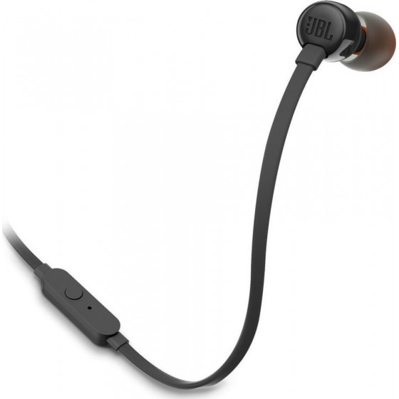 JBL T110 Ενσύρματα Ακουστικά In-Ear Με Πλήκτρο Ελέγχου Και Μικρόφωνο Για Handsfree Κλήσεις black