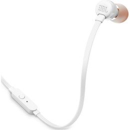JBL T110 Ενσύρματα Ακουστικά In-Ear Με Πλήκτρο Ελέγχου Και Μικρόφωνο Για Handsfree Κλήσεις white