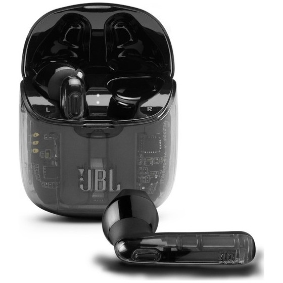 JBL Tune 225TWS, True Wireless Ear-Buds Headphones, (Ghost Black)