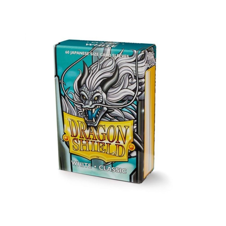 DRAGON SHIELD SMALL SIZE WHITE SLEEVES 60-CT