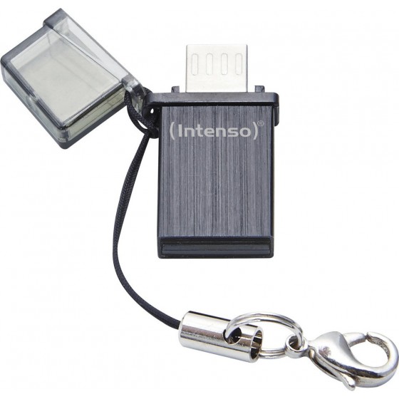 INTENSO 3524470 MINI MOBILE LINE 16GB USB 2.0 DRIVE BLACK