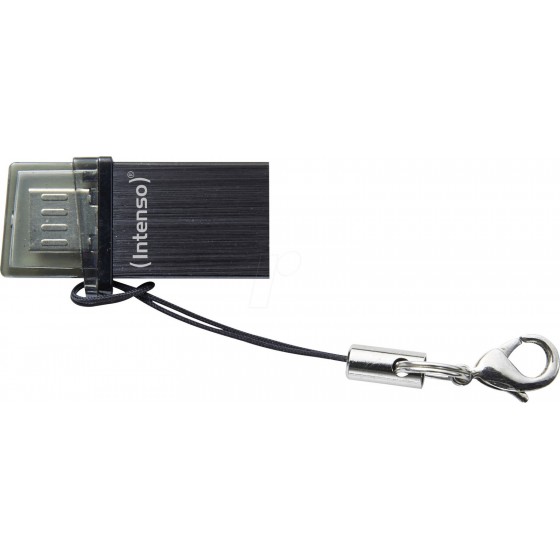INTENSO 3524470 MINI MOBILE LINE 16GB USB 2.0 DRIVE BLACK