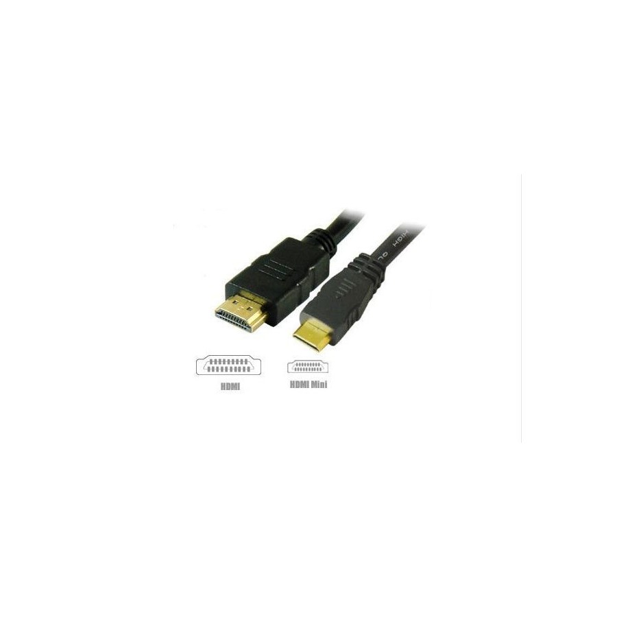 Καλώδιο Hdmi mini σε Hdmi Am/Cm 1.3v 2 Mέτρα