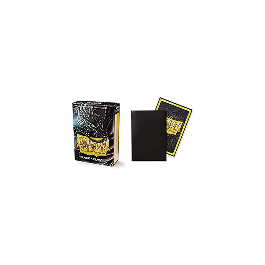 DRAGON SHIELD SMALL SIZE BLACK SLEEVES 60-CT