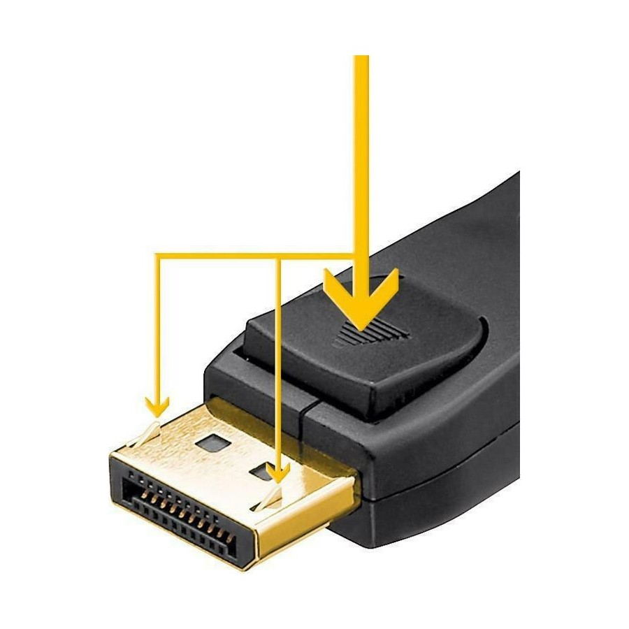 GOOBAY καλώδιο DisplayPort 1.4 49969, 8K, copper, 2m