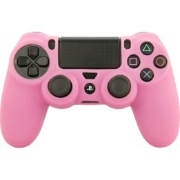SENSO SILICONE CASE FOR PS4 PINK-Ρόζ