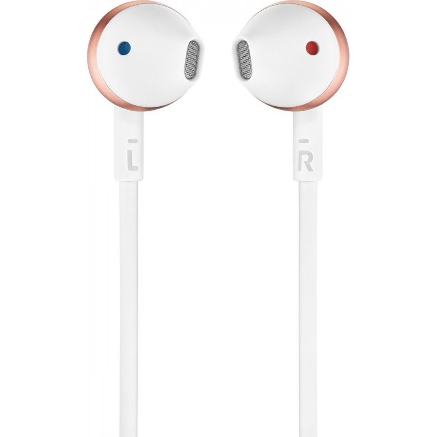 JBL Tune 205 Earbuds Handsfree με Βύσμα 3.5mm Ροζ Χρυσό