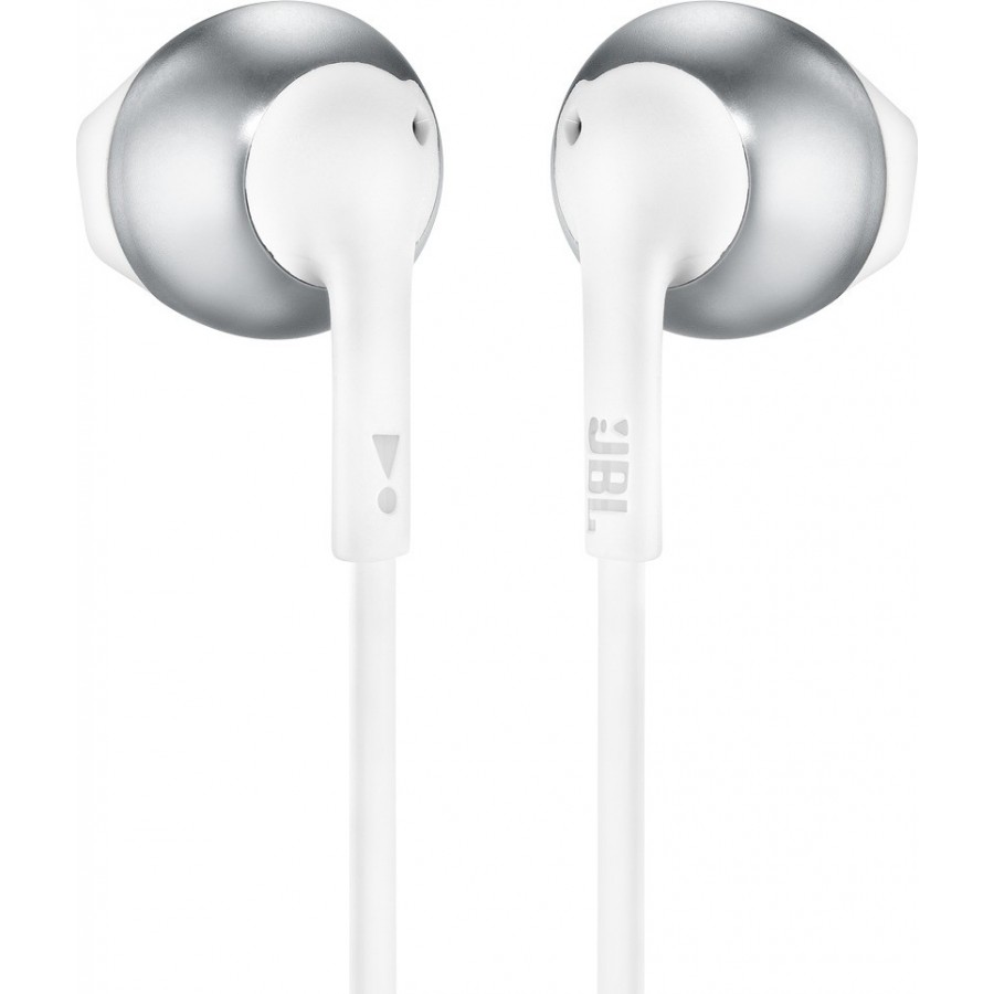 JBL Tune 205 Earbuds Handsfree με Βύσμα 3.5mm Ασημί
