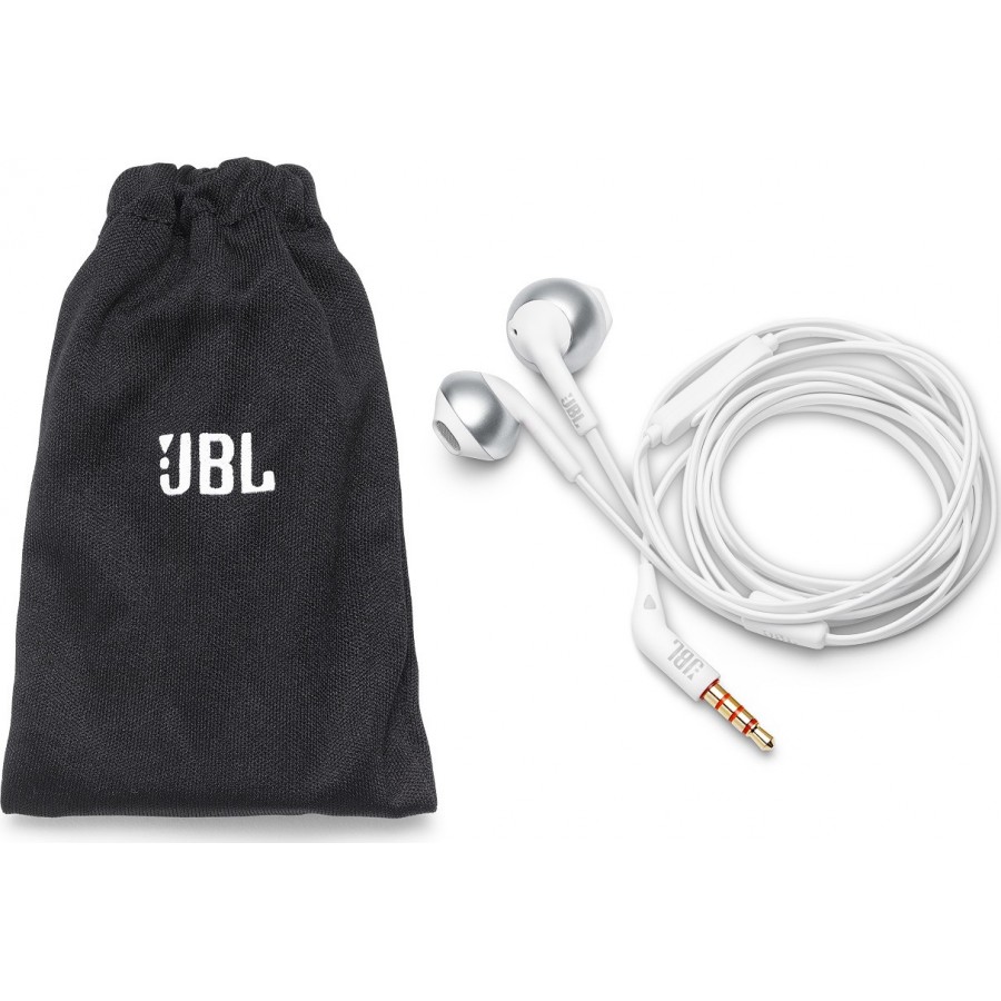 JBL Tune 205 Earbuds Handsfree με Βύσμα 3.5mm Ασημί