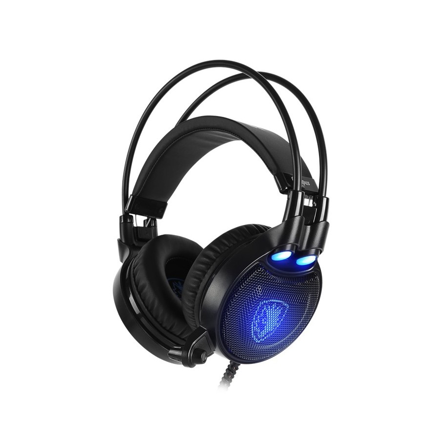 SADES Gaming Headset Octopus Plus με δόνηση, multiplatform, USB, μαύρο