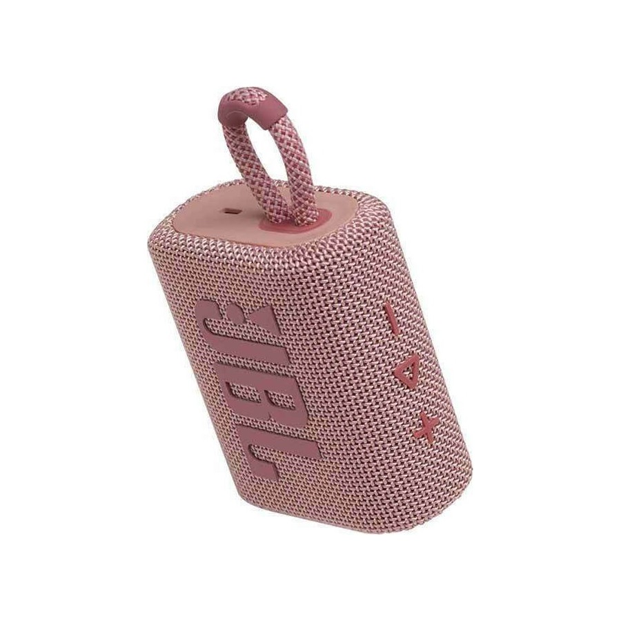 JBL GO3, Portable Bluetooth Speaker, Waterproof IP67, - Pink (JBLGO3PINK) Χρώμα Ρόζ