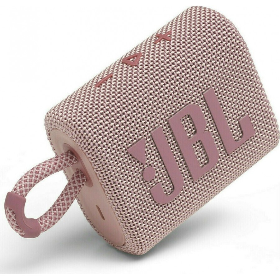 JBL GO3, Portable Bluetooth Speaker, Waterproof IP67, - Pink (JBLGO3PINK) Χρώμα Ρόζ