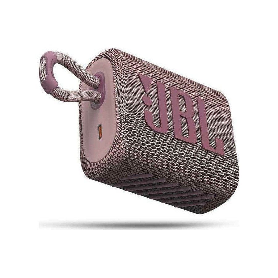 JBL GO3, Portable Bluetooth Speaker, Waterproof IP67, - Pink (JBLGO3PINK) Χρώμα Ρόζ