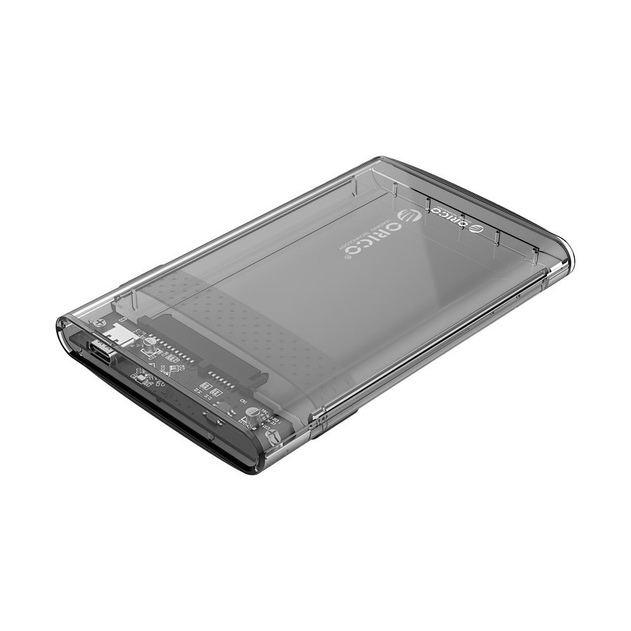 ORICO εξωτερική θήκη για 2.5" HDD 2139C3, USB 3.1, 10Gbps, 4TB, διάφανη