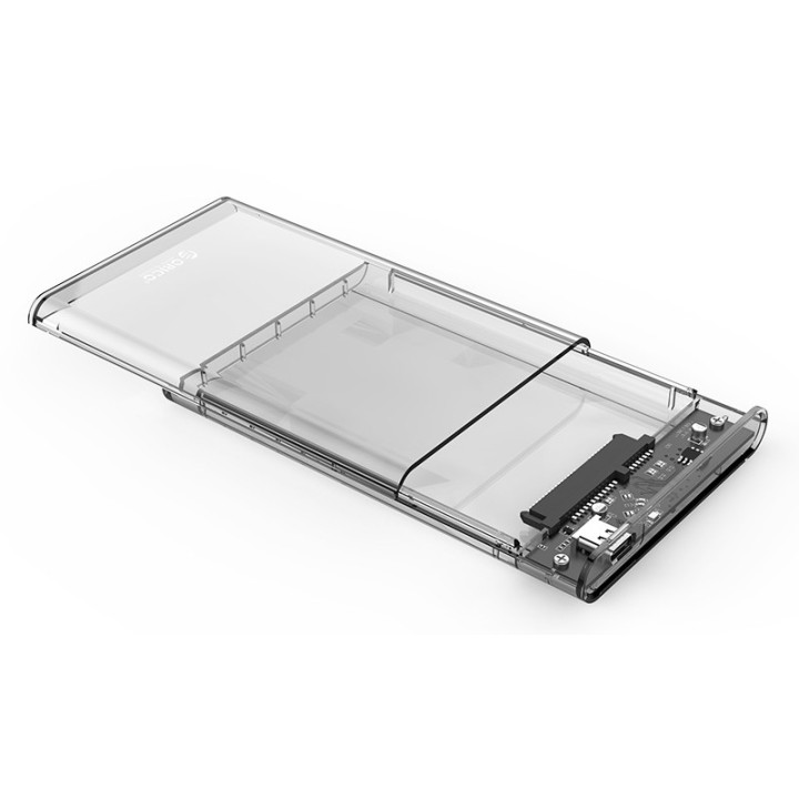 ORICO εξωτερική θήκη για 2.5" HDD 2139C3, USB 3.1, 10Gbps, 4TB, διάφανη