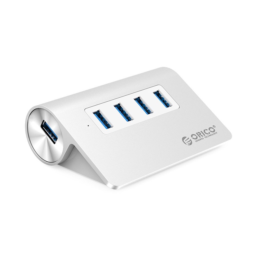 ORICO USB 3.0 Hub M3H4, 4x USB3.0 ports, 5Gbps, ασημί