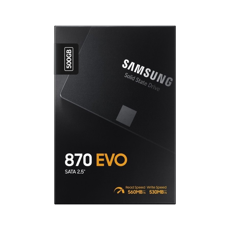 Samsung 870 Evo 500GB Σκληρός Δίσκος SSD 2.5'' Sata 3 MZ-77E500B/EU Samsung