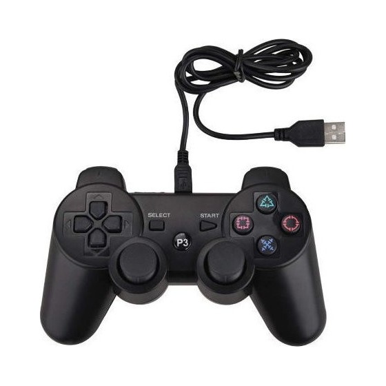 DUALSHOCK 3 EY-903C Ενσύρματο Χειριστήριο με Δόνηση για PS3 (Μαύρο) (OEM)