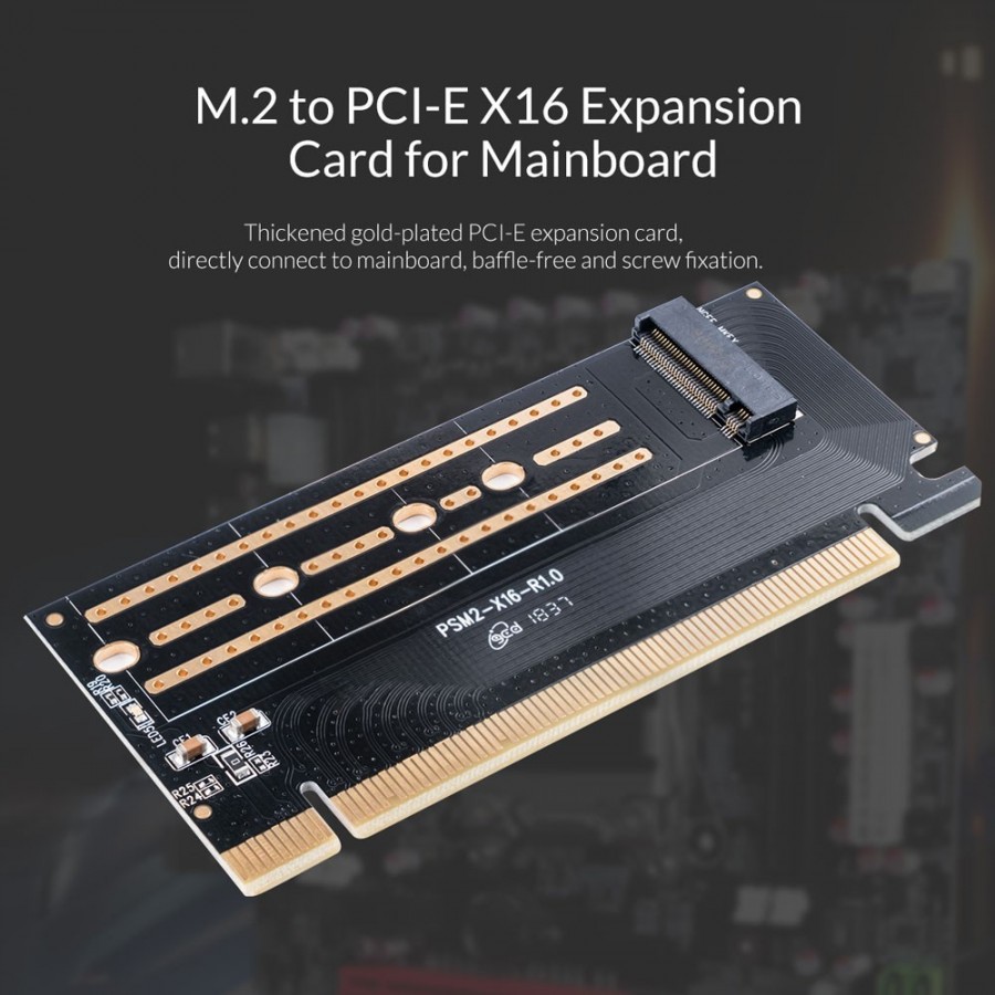 ORICO κάρτα επέκτασης PCI-e x16 σε NVMe M.2 M-key PSM2