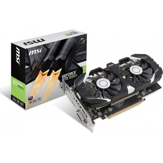 MSI VGA PCI-E NVIDIA GF GTX 1050 Ti 4GT OC (912-V809-2889)