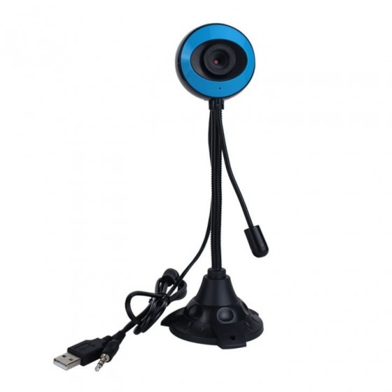 Webcam Kisonli PC-12, Microphone, 480p, Black - 3045