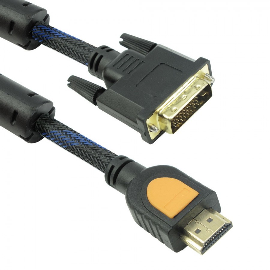Καλώδιο Cable DeTech HDMI to DVI M 1.8m