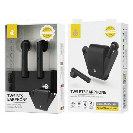 Earbud Bluetooth Handsfree ONE PLUS NC3159 Μαύρο