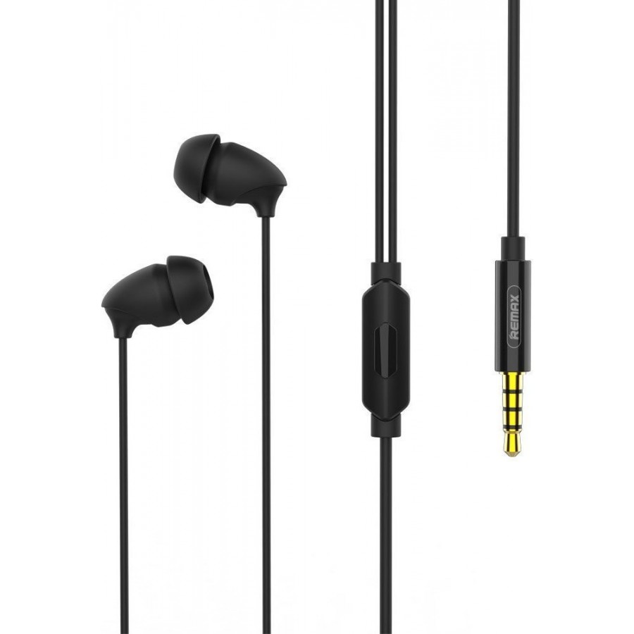 Remax RM-588 In-ear Handsfree με Βύσμα 3.5mm Μαύρο