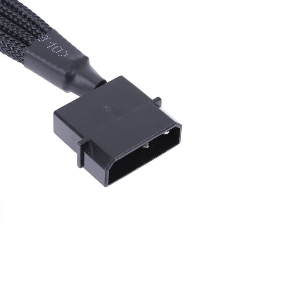Y-Splitter 4-Pin Molex - 4x 2-Pin Fan Cable 0.30m Mαύρο