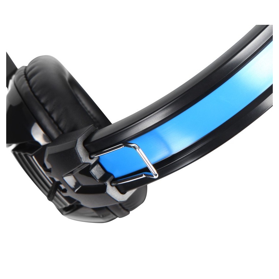 SADES Gaming Headset Element SA-702-BL, blue LED, 3.5mm, 40mm ακουστικά