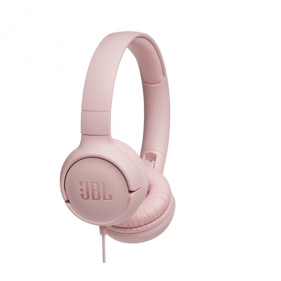 JBL Tune 500, OnEar Universal Headphones 1-button Mic/Remote - Pink (JBLT500PIK)