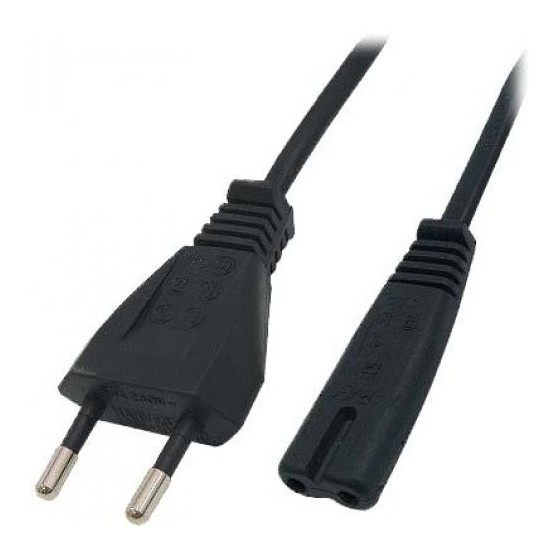 Καλώδιο τροφοδοσίας ρεύματος οκταράκι 2x0,75mm 1.5m 