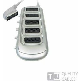 1 Scart To 5 Scart W/Switch