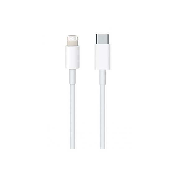 Apple Φορτιστής Σπιτιού 1 Θέσης Λευκό, 20W USB-C + Καλώδιο φόρτισης 1 μέτρο Λευκό (MU7V2ZM/A)