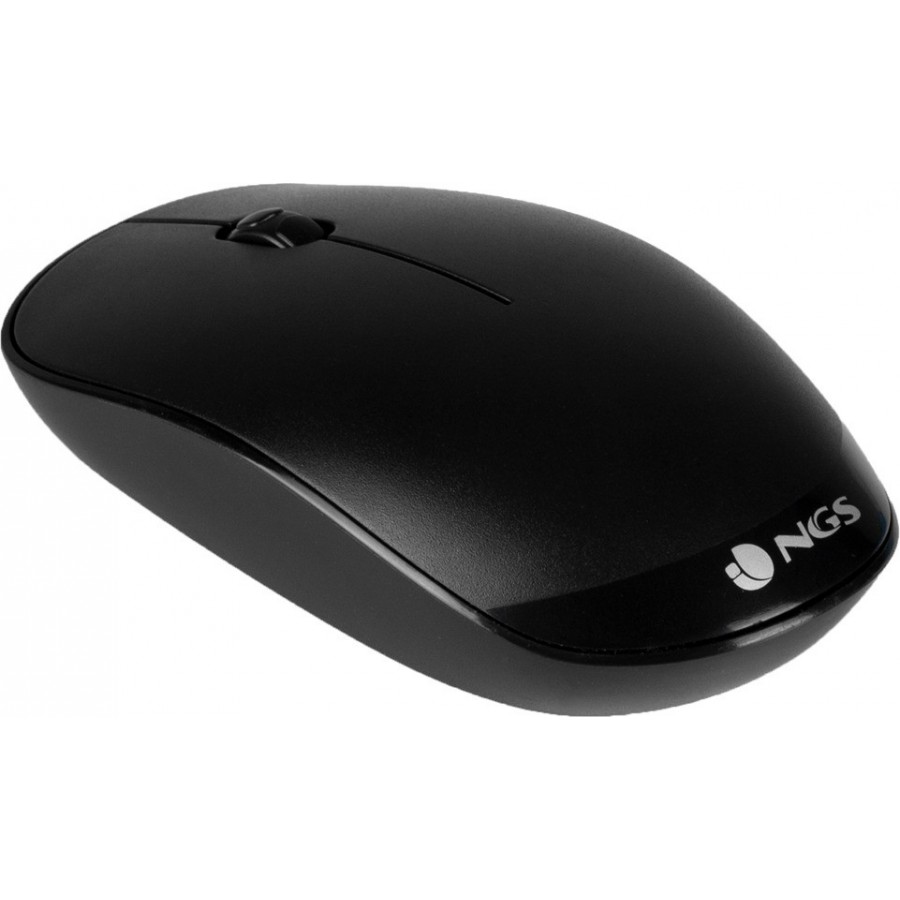 NGS Fog Ασύρματο Ποντίκι Black - Μαύρο
