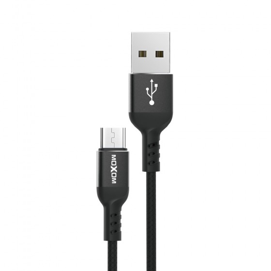 Καλώδιο φόρτισης 4 Μέτρα Micro USB MoXom MX-CB44 Swing 2.4A Μαύρο