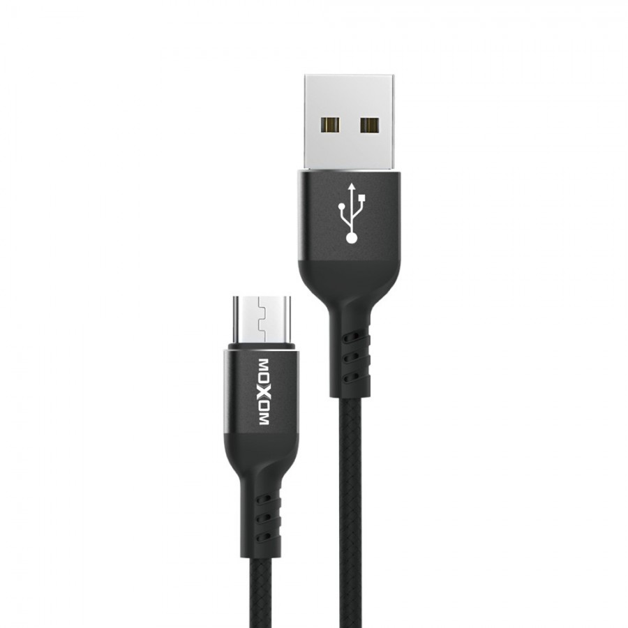 Καλώδιο φόρτισης 4 Μέτρα Micro USB MoXom MX-CB44 Swing 2.4A Μαύρο
