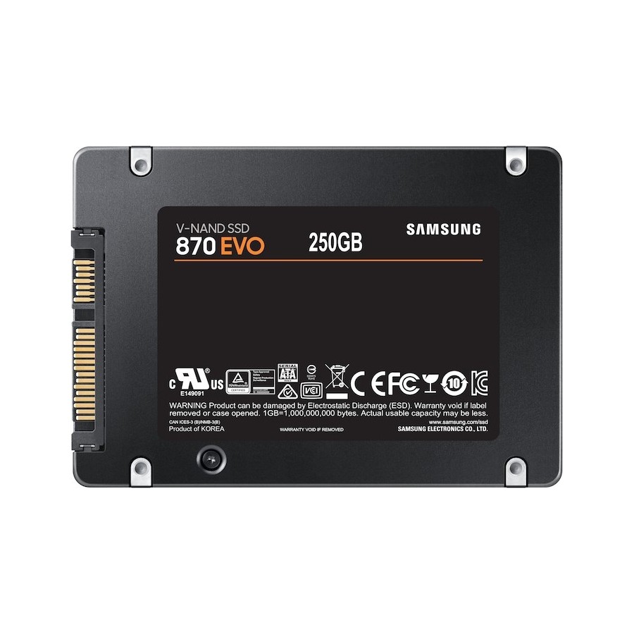 Samsung 870 Evo 250GB (MZ-77E250B/EU) σκληρός δίσκος