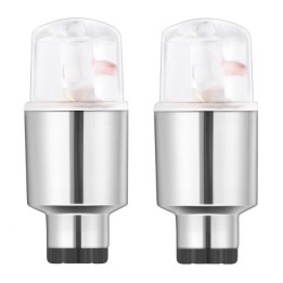 Καπάκι βαλβίδας ποδηλάτου AG190C, LED, 2τμχ, RGB
