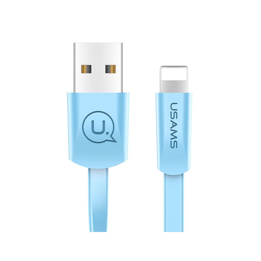 USAMS Καλώδιο USB σε Lightning US-SJ199, 1.2m, μπλε