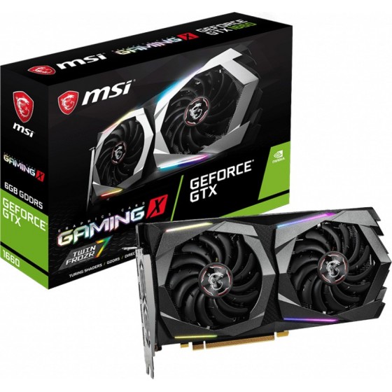 MSI VGA PCI-E NVIDIA GF GTX 1660 GAMING X 6G (912-V379-001)
